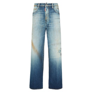 DSQUARED2/D2次方 男士宽松牛仔裤Loose Jean
