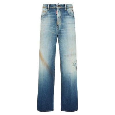 【新品】DSQUARED2/D2次方 2025秋冬男士宽松牛仔裤Loose Jean