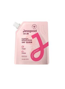 洁仕嘉洗衣液900克玫瑰花香
