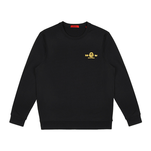 Raidy Boer/雷迪波尔秋冬男士国潮烫印胶印说唱俑图案卫衣6667-70