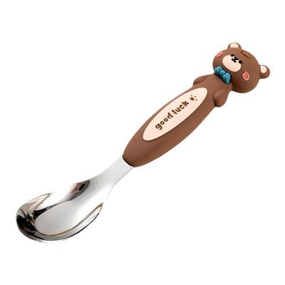 onlycook可爱儿童勺子316不锈钢