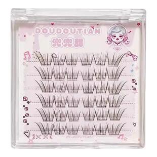 淡颜的核心是本真!美的真实又动人!白开水自然假睫毛咖棕色仿真