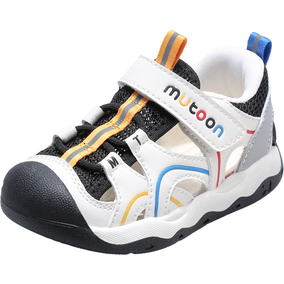 牧童稳护软底镂空透气凉鞋框子鞋