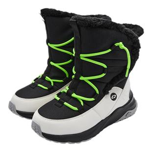 巴拉巴拉儿童雪地靴女童高筒加绒靴男童户外运动靴冬季新款靴子潮