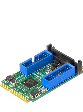 MINIPCI-E接口前置USB3.0扩展卡