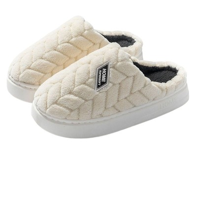 绒面厚底居家棉拖|超1000次加购