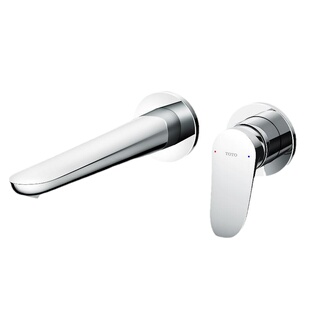 TOTO墙出水龙头TLS04308/04309埋墙铜质暗装洗手盆水嘴龙头(05-M)