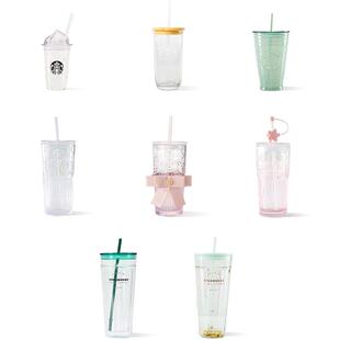 【百亿补贴】星巴克玻璃杯清透吸管杯合集高颜值大容量水杯随手杯
