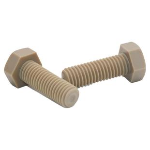 PEEK外六角螺丝绝缘螺栓高强度尼龙耐高温塑料螺钉M3M4MM5M6M8M20