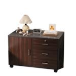 大号床头柜带锁卧室简约现代床边收纳柜移动家用简易储物柜置物架