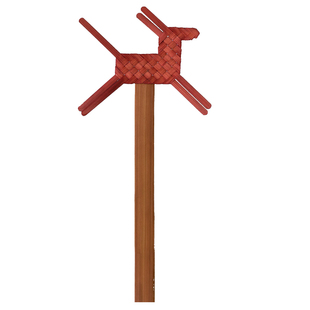 小宽竹工 竹编福马动物书签手作中高考毕业礼玉兔鹿新年原创非遗