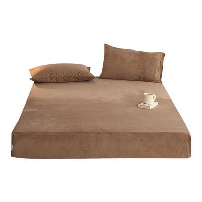 米苏牛奶绒床笠床罩珊瑚绒冬季