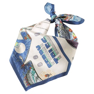 儿童丝巾婴儿小方巾宝三角围巾护颈防风围脖纱巾男孩薄款春季外出