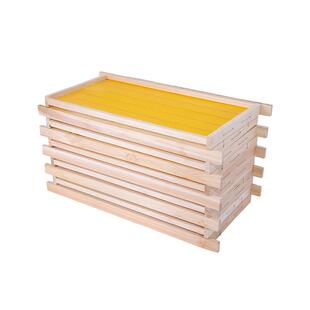 成品巢框带框巢础蜂巢中蜂意蜂杉木巢基蜜蜂巢脾巢皮蜂箱养蜂