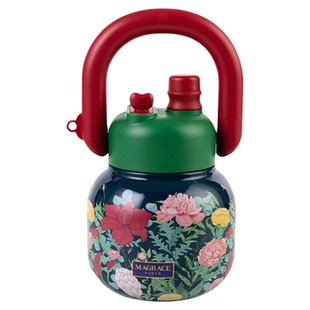 MAGRACE马芮诗大容量保温杯吸管大肚杯便携水杯拎拎壶圣诞礼物