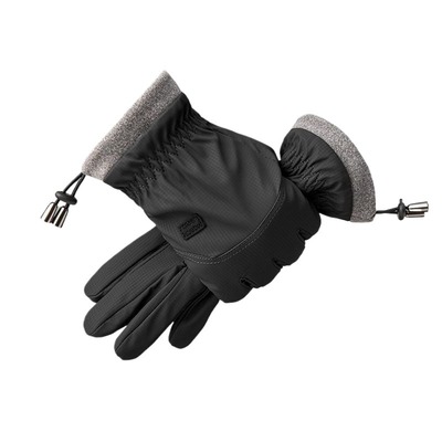 冬季骑行手套男士加绒加厚保暖