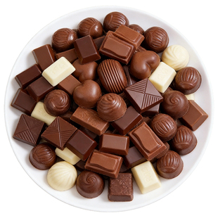 巧克力组合糖果夹心零食混合装黑白巧克力夹心巧克力（代可可脂）