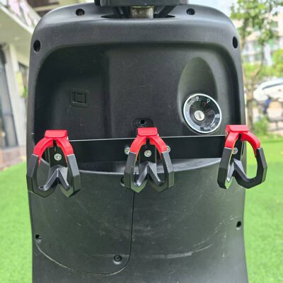 【送外卖】电动车挂钩横杆一排前置挂餐勾通用骑手送餐固定架配件