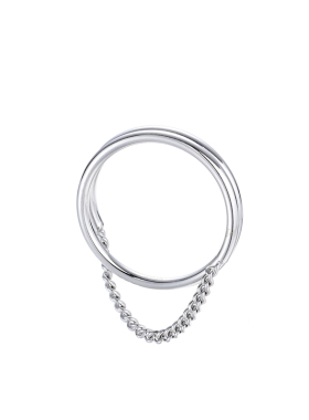 纹砖Veinsbrick《心链》戒指