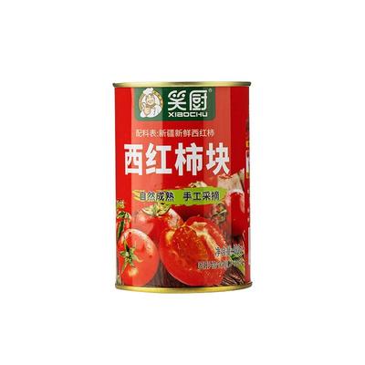 笑厨新疆番茄罐头去皮西红柿块