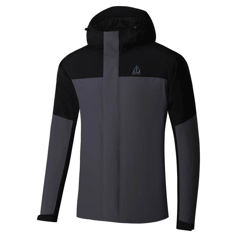 361度三合一冲锋外套男女同款2025冬季新款防水耐磨宽松舒适上衣