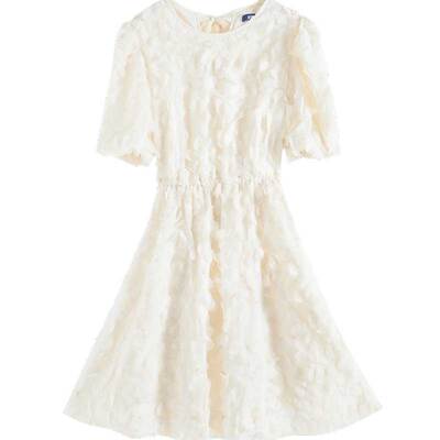 衣品天成连衣裙女2024气质圆领