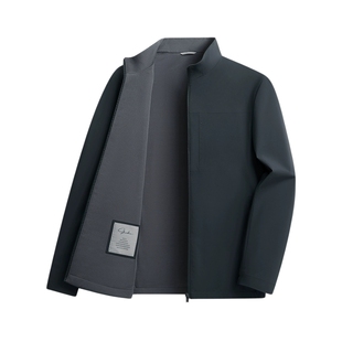 SHANSHAN杉杉男士夹克外套男款2025秋季新款立领商务休闲行政夹克