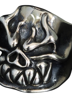 铁头的店 925银STARLINGEARA 万圣节主题 Jack O‘lantern戒指