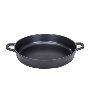 平底锅不粘锅生煎锅商用大号水煎包煎饺烙饼锅家用燃气灶电磁炉用