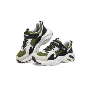 斯凯奇中大男童运动鞋儿童经典厚底时尚百搭老爹鞋休闲舒适透气