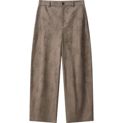 【播奥莱】播商场同款垂感休闲裤女春秋直筒裤BDR3KD3270