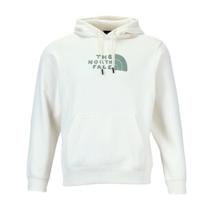 25新款TheNorthFace北面运动卫衣女子印花加绒保暖连帽套头衫8F0D