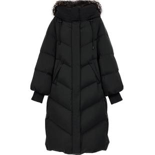 Vero Moda羽绒服2025冬季新款可拆毛领云朵鸭绒长款外套325412002