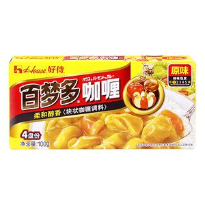 好侍百梦多咖喱块100g原味不辣家用儿童即食拌饭味嘟嘟日式咖喱酱