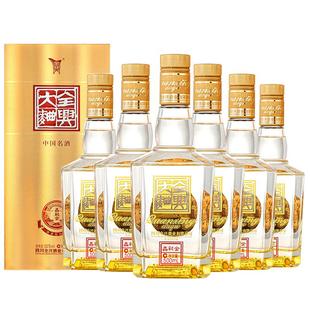 【酒厂自营】全兴大曲晶彩金52度500ml*6浓香型高度白酒整箱