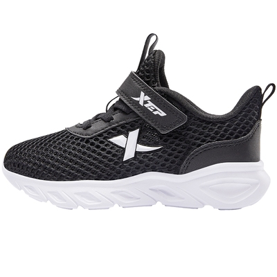 特步儿童2025春秋新款小童宝宝跑步鞋软底儿童男童防滑鞋子小白鞋