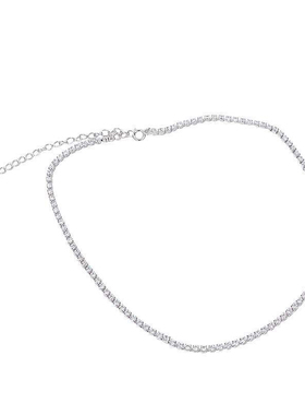 进口莫桑石满天星项链时尚