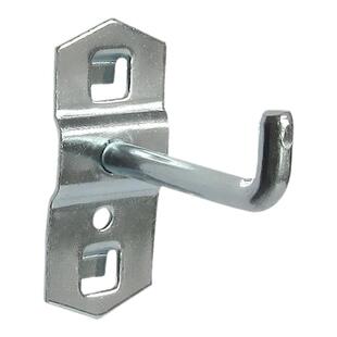 单双直挂钩方孔洞洞板金属挂钩工厂汽修工具置物架收纳墙洞板配件