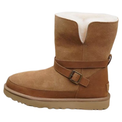 UGG雪地靴圆头保暖平底