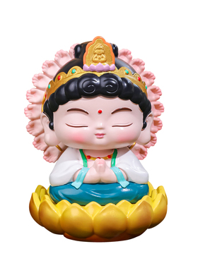 国潮生肖八大守护神树脂摆件