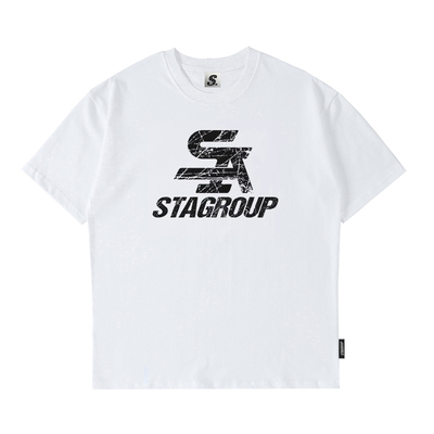 STA重磅纯棉宽松基础T恤短袖