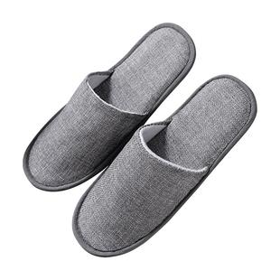 酒店一次性拖鞋子防滑半包加厚底五级星宾馆民宿专用居家定制logo