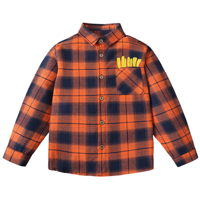 MQDmini男童2025新款秋季衬衫