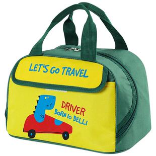 卡通学生餐包便当盒午餐保温袋大容量便当袋儿童可爱饭盒手提包