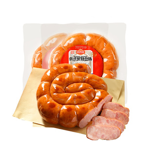 哈肉联俄罗斯风味 俄式盘肠300g*2袋东北特产哈尔滨红肠 即食香肠