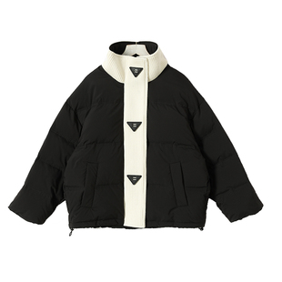 女童羽绒服2025冬季新款儿童洋气时髦高领保暖加厚白鸭绒冬装外套