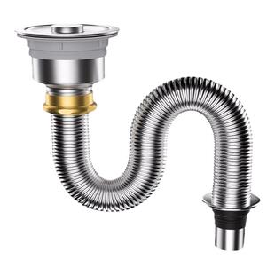 厨房洗菜盆下水管配件洗碗池水槽排水管不锈钢下水器防臭神器套装