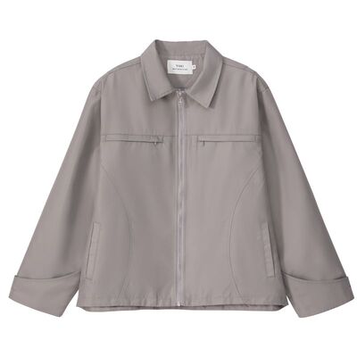 Yoki夹克衬衫领秋冬廓形解构