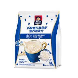 桂格乳酸菌发酵燕麦片酸奶冰乳味432g便携小包早餐肠动力