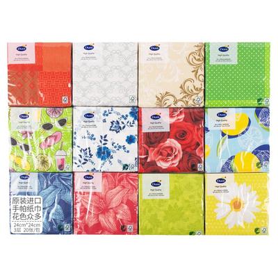 花色纸巾德国原装进口杜霓Duni